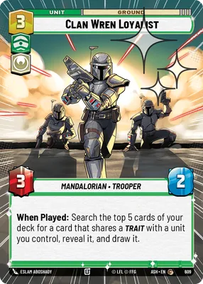 Clan Wren Loyalist — Hyperspace Foil