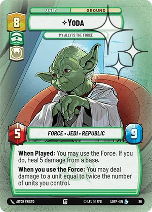 Yoda — Weekly Play Foil