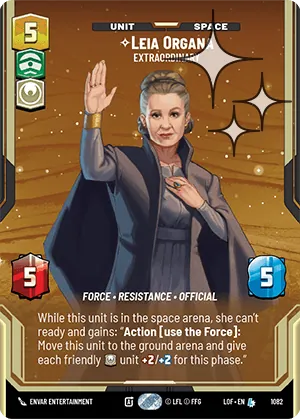 Leia Organa — Foil Prestige