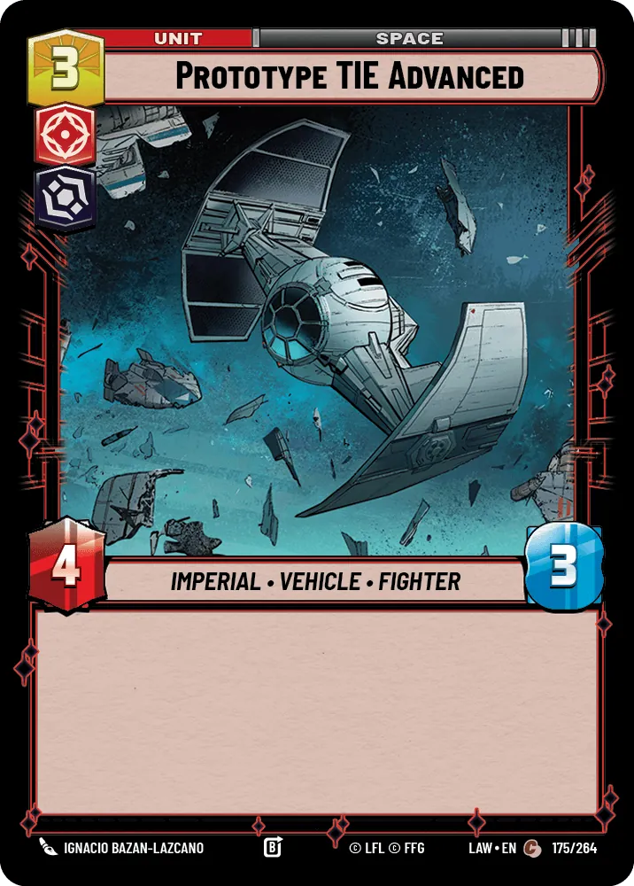Prototype TIE Advanced — Standard