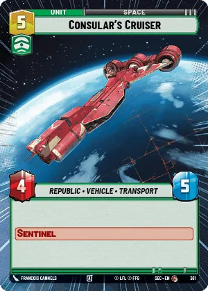 Consular's Cruiser — Hyperspace