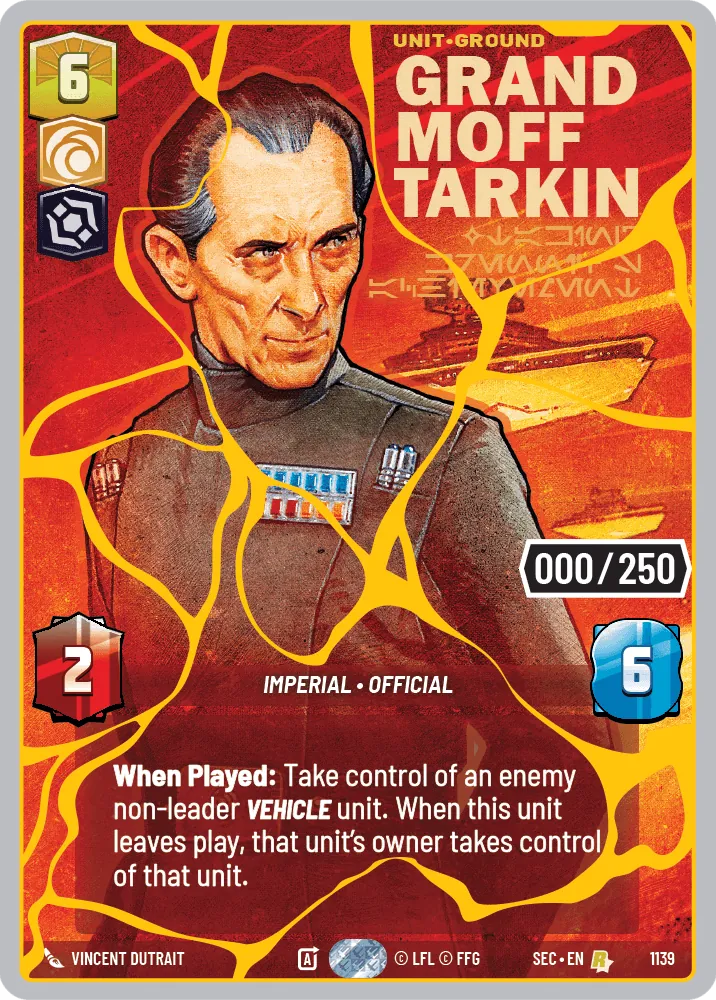Grand Moff Tarkin — Serialized Prestige - Yellow Gold