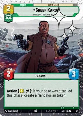 Greef Karga — Hyperspace Foil