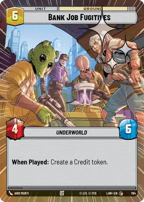 Bank Job Fugitives — Hyperspace Foil
