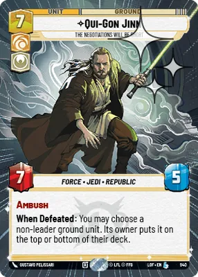 Qui-Gon Jinn — Hyperspace Foil