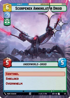 Scorpenek Annihilator Droid — Hyperspace Foil