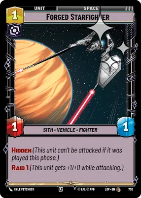 Forged Starfighter — Standard Foil