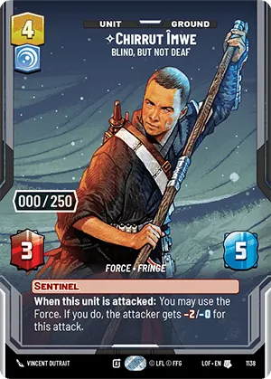 Chirrut Îmwe — Serialized Prestige
