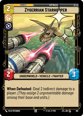 Zygerrian Starhopper — Standard Foil