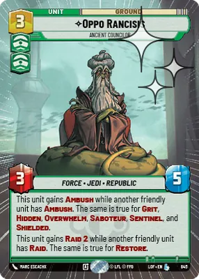Oppo Rancisis — Hyperspace Foil