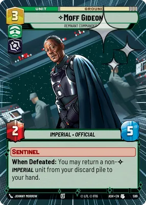 Moff Gideon — Hyperspace Foil
