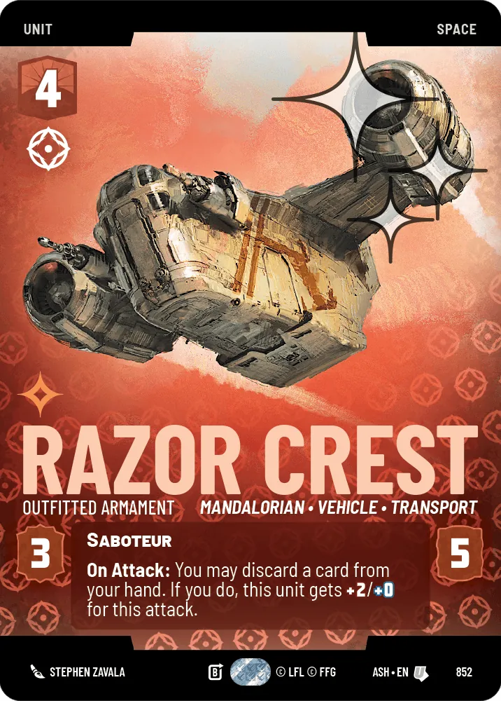 Razor Crest — Foil Prestige