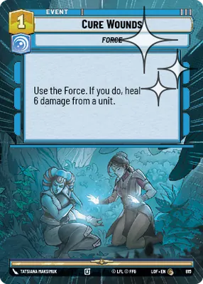 Cure Wounds — Hyperspace Foil