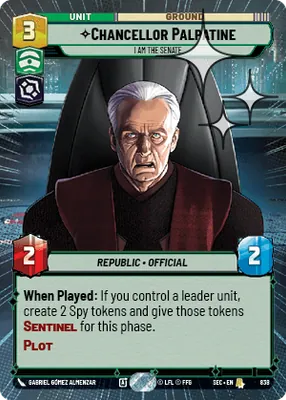 Chancellor Palpatine — Hyperspace Foil