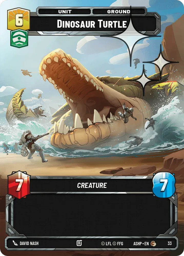 Dinosaur Turtle — Weekly Play Foil