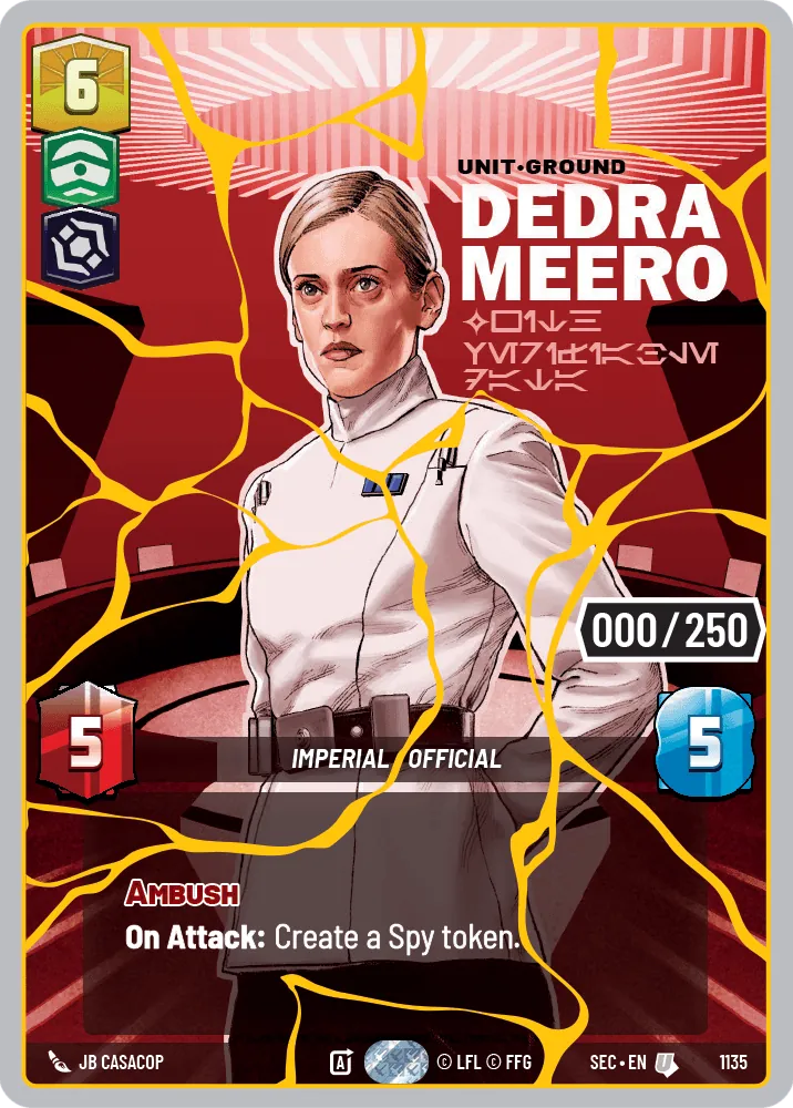 Dedra Meero — Serialized Prestige - Yellow Gold