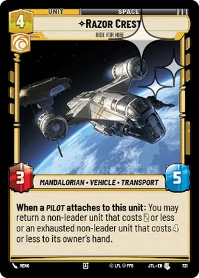 Razor Crest — Standard Foil