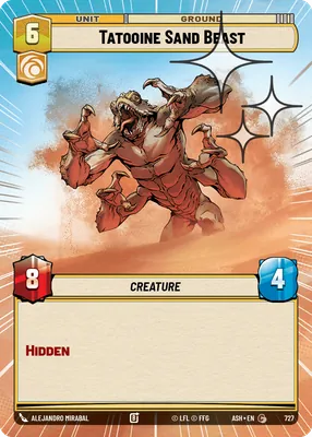 Tatooine Sand Beast — Hyperspace Foil
