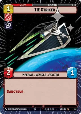 TIE Striker — Hyperspace Foil