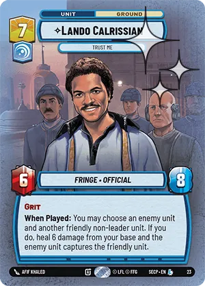 Lando Calrissian — Weekly Play Foil