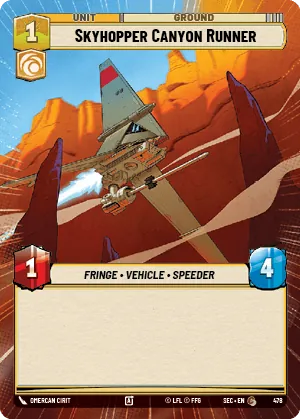 Skyhopper Canyon Runner — Hyperspace
