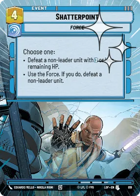 Shatterpoint — Hyperspace Foil