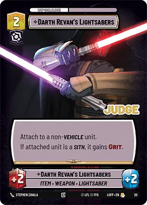 Darth Revan's Lightsabers — PQ Judge
