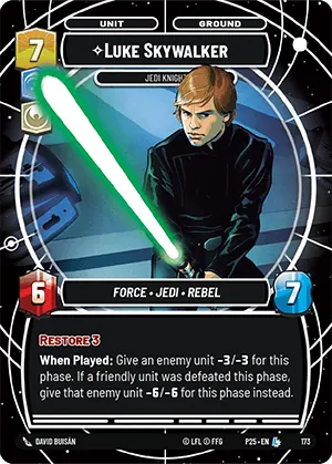 Luke Skywalker — RQ Day Two