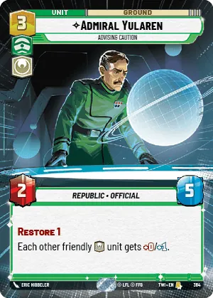 Admiral Yularen — Hyperspace