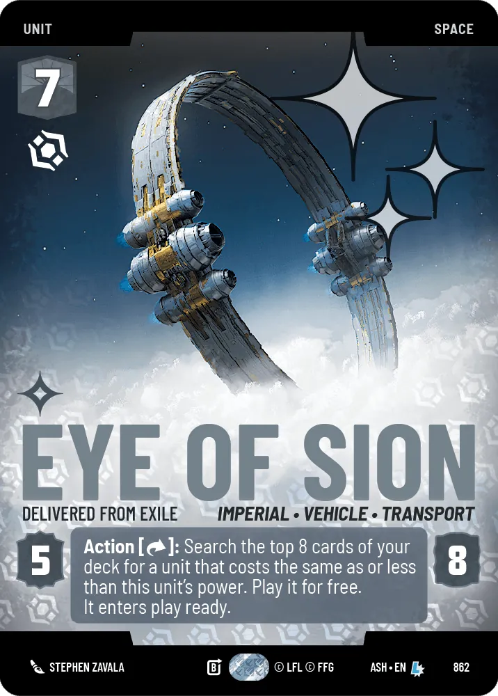 Eye of Sion — Foil Prestige