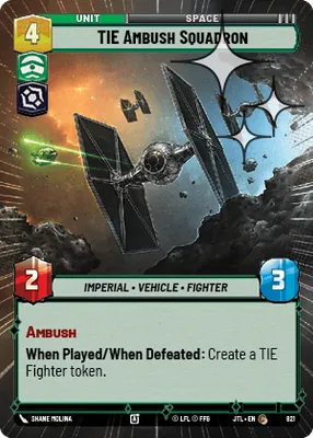 TIE Ambush Squadron — Hyperspace Foil