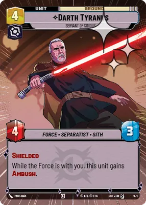 Darth Tyranus — Hyperspace Foil