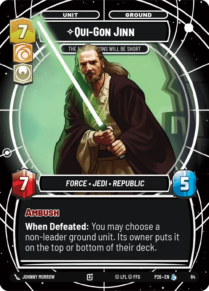 Qui-Gon Jinn — SQ Day Two