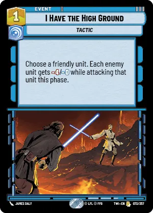 I Have the High Ground