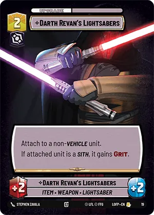 Darth Revan's Lightsabers — PQ Participation