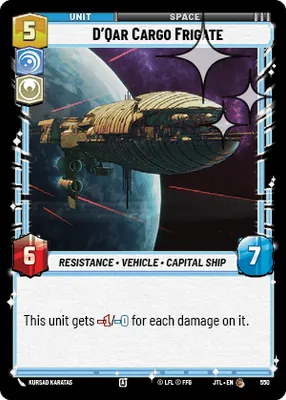 D'Qar Cargo Frigate — Standard Foil