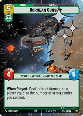 Dornean Gunship — Hyperspace Foil
