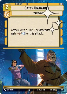 Catch Unawares — Hyperspace Foil