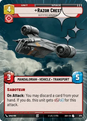 Razor Crest — Hyperspace Foil