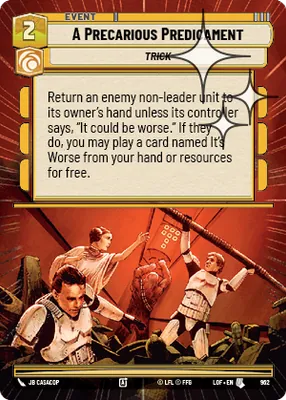 A Precarious Predicament — Hyperspace Foil