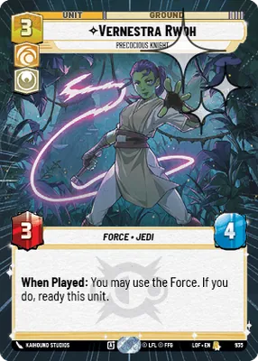 Vernestra Rwoh — Hyperspace Foil