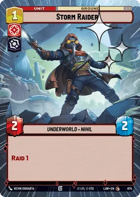Storm Raider — Hyperspace Foil