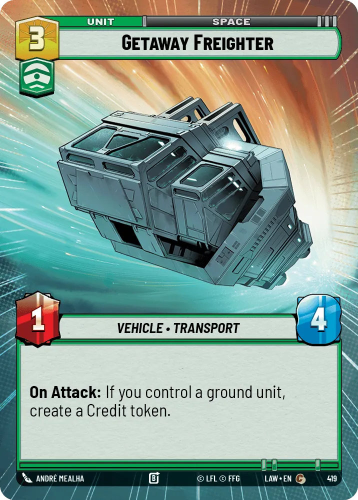 Getaway Freighter — Hyperspace