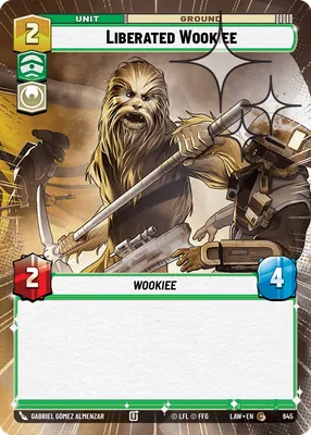 Liberated Wookiee — Hyperspace Foil