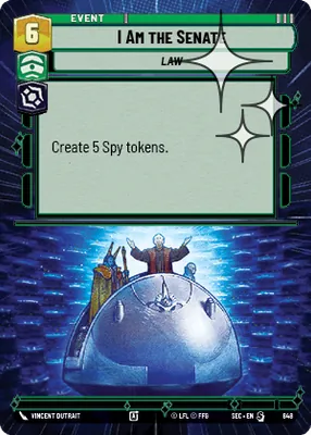 I Am the Senate — Hyperspace Foil