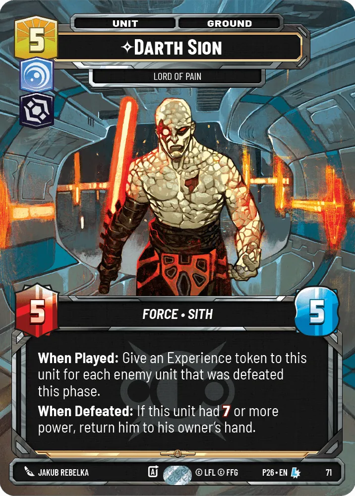 Darth Sion — RQ Prize Wall