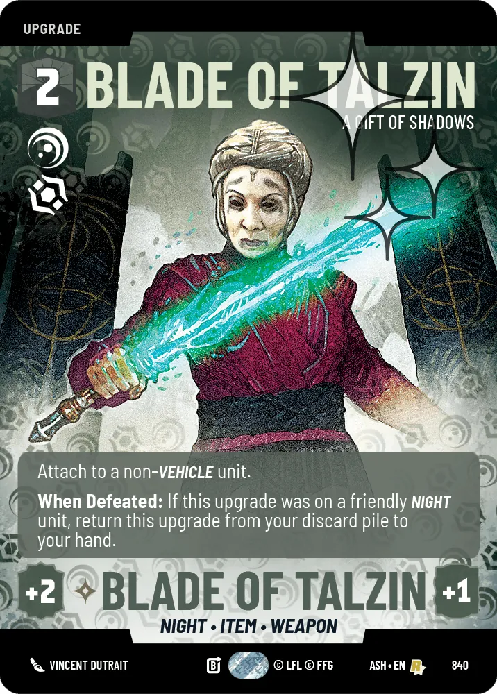 Blade of Talzin — Foil Prestige