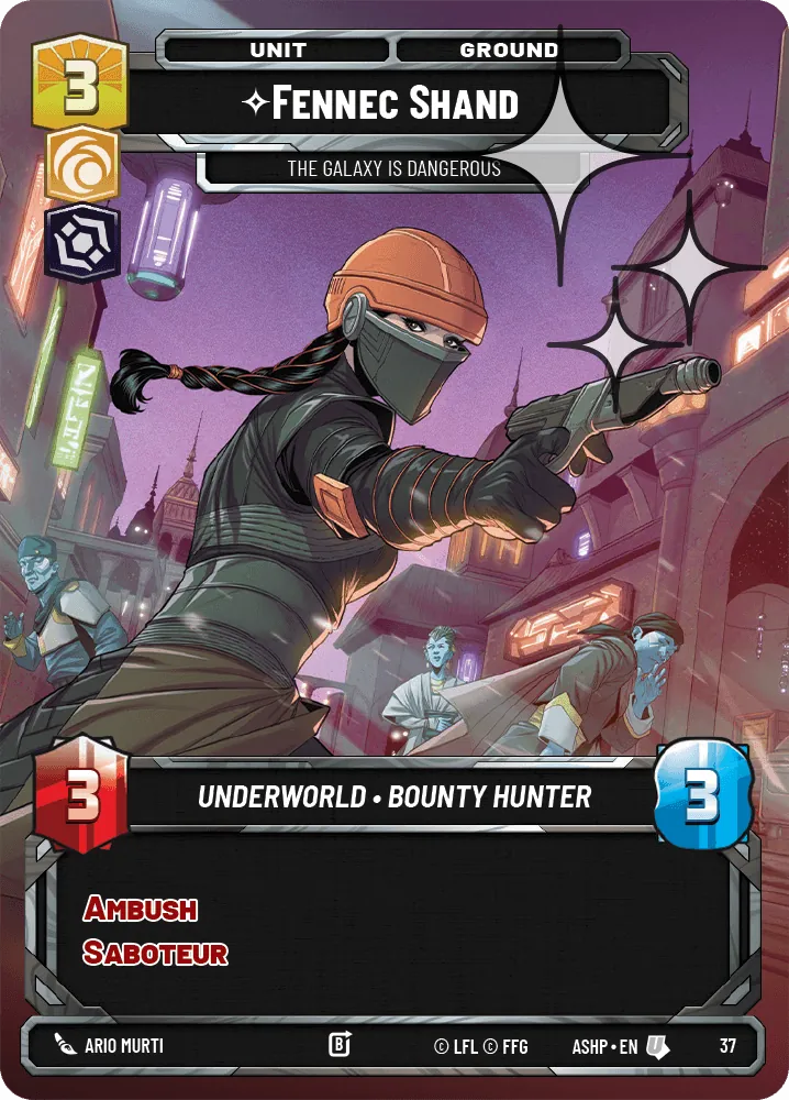 Fennec Shand — Weekly Play Foil