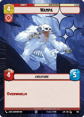 Wampa — Hyperspace Foil
