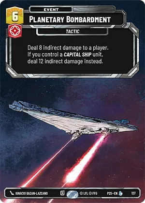 Planetary Bombardment — SQ Prize Wall